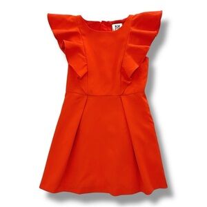 Milly Minis | Jewel Neck Ruffle Dress (10) 🍒